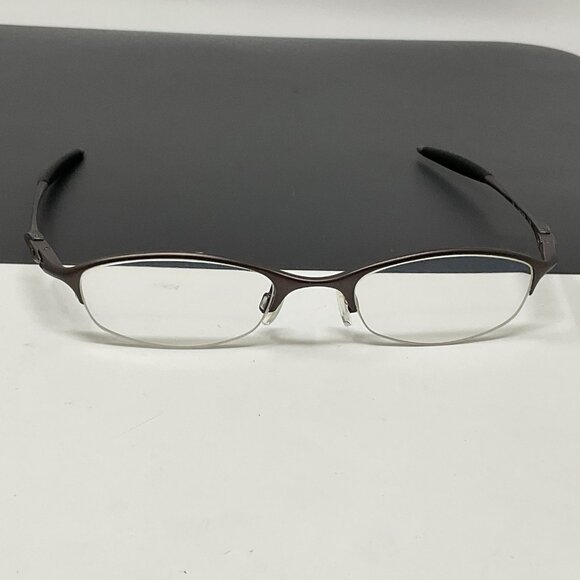 Oakley Eyeglasses 11-746 Chain 6.0 Titanium Dk Bronze Half Rim Metal Frame 48mm main image 8
